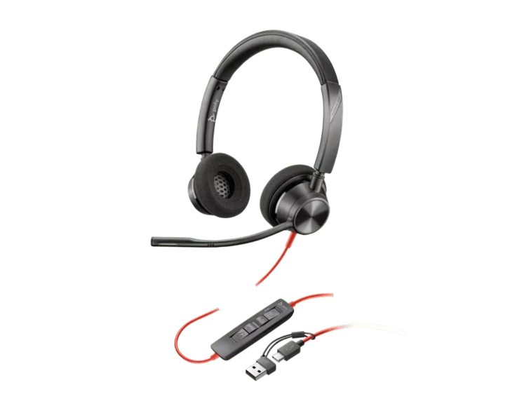 Diadema Poly Blackwire 3320 USB