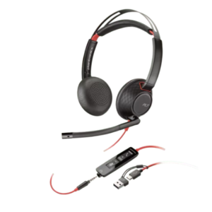 Diadema Poly Blackwire 5220 USB Y 3.5 MM